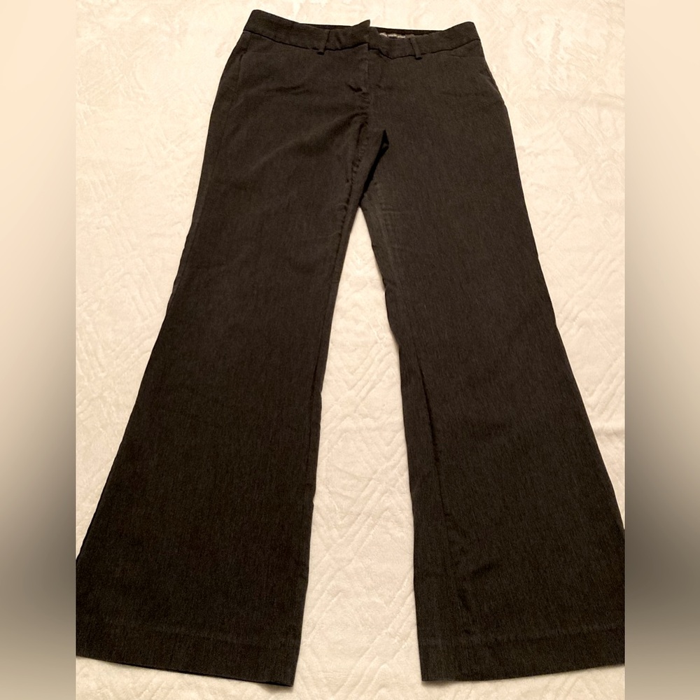 Express Editor Flare Pants Dark Gray, 6R